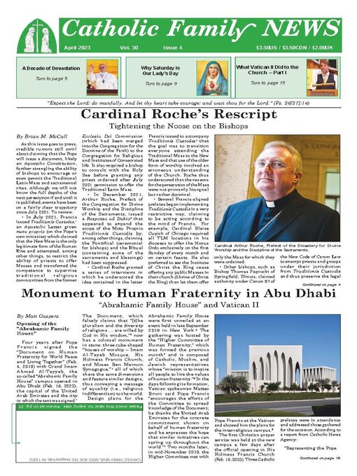 Title details for Catholic Family News by Catholic Family News - Available